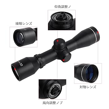 Amazon.co.jp: FOCUHUNTER コンパクトスコープ 4X32コンパクト